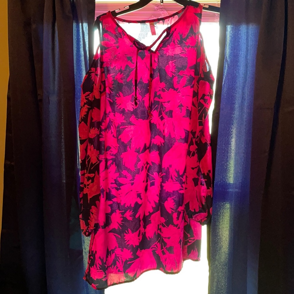 Open shoulder dress